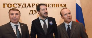 Copertina di Lega-Russia, i direttori dei servizi segreti al Copasir: gli affari e le missioni di Savoini e del consigliere di Salvini