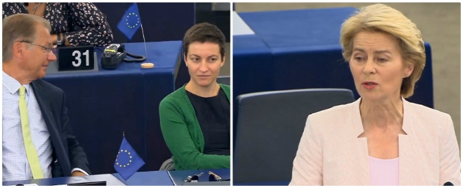 Copertina di Ue, von der Leyen: “Ridurre emissioni di Co2 del 50-55% entro il 2030, sì a legge europea su cambiamento climatico”