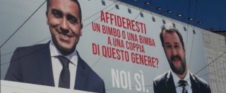 Copertina di Adozioni a distanza, ActionAid sfida Salvini e Di Maio. Lo spot: “Affideresti un bimbo a una coppia del genere? Noi sì”