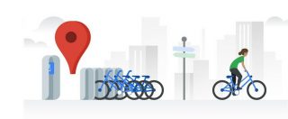 Copertina di Google Maps è utile anche per il bike sharing: indica dove sono le stazioni e quante bici sono disponibili