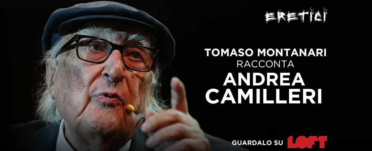 Copertina di Eretici, su TvLoft l’omaggio di Tomaso Montanari ad Andrea Camilleri: “Un intellettuale impegnato e anticonformista”