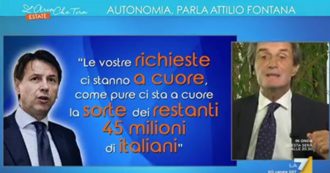 Copertina di Autonomia, Fontana a Conte: “Si scrolli di dosso chi lo condiziona con notizie false”