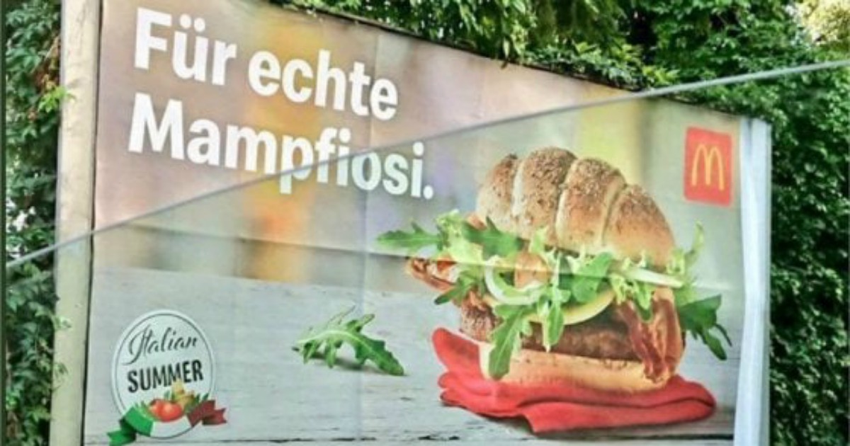 McDonald’s, “per veri mafiosi”: la pubblicità del nuovo panino scatena le polemiche