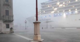 Copertina di Venezia, nave da crociera sbandò per maltempo: comandante indagato