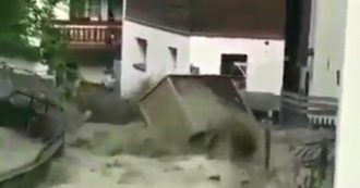 Copertina di Non piove ma Zermatt viene travolta dall’acqua: si è sciolto il ghiacciaio per il caldo