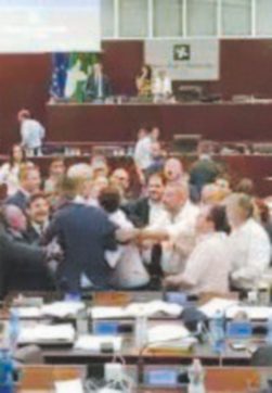 Copertina di Dopo la rissa in aula, ritirata proposta Lega per seppellire feti