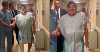 Copertina di Maradona posta un video dopo l’operazione: “Torno a camminare come a 15 anni”