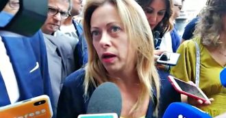 Copertina di Giorgia Meloni contro l’organizzazione dell’evento in piazza San Giovanni: “Bandiere Lega? Trattati come ospiti in casa d’altri”