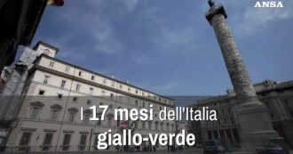 Copertina di I 17 mesi dell’Italia giallo-verde, dal contratto Lega-M5s alla crisi di governo: la video-scheda