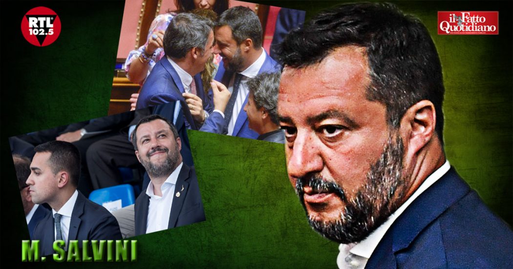 Crisi governo, Salvini: “Di Maio? Non parlerò mai male di lui. A Renzi invece mando un bacione”. E conferma sfiducia a Conte il 20 agosto