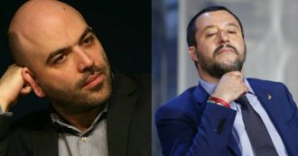 Open Arms, Saviano contro Salvini: “Il suo destino è il carcere”. E il ministro chiede consiglio ai fan: “Mi dimetto o tengo duro?”