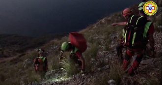 Salerno, recuperata la salma del turista francese disperso: si trovava in un profondo crepaccio