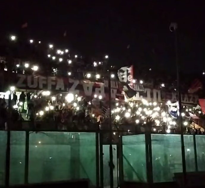 Taranto, blackout e dedica a Nadia Toffa: il coro dei tifosi allo stadio è da brividi