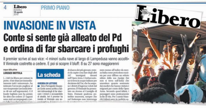 Salvini specula sulla pelle dei minori: è lui che rinnega se stesso, non Conte