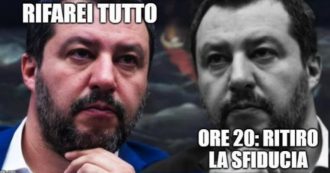 Copertina di Crisi di governo, Salvini ancora al Viminale: “Finché posso resto”. E #Salviniacasa diventa trending topic su Twitter