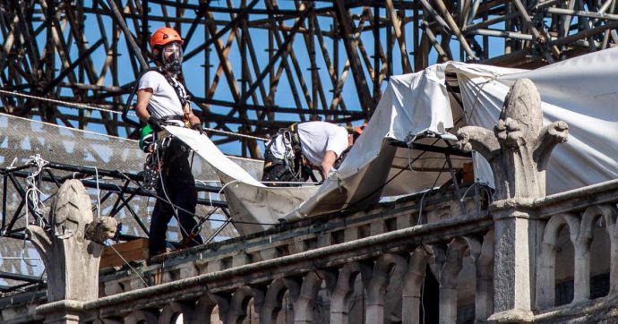 Notre-Dame contaminata, cantiere in stile Chernobyl