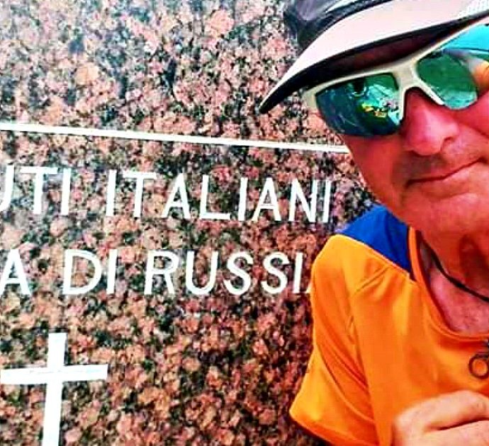Memoria e bicicletta, il viaggio sulle strade della ritirata italiana in Russia. Il ciclista varesotto ricorda i 100mila soldati morti