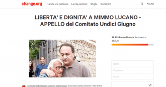 Copertina di Mimmo Lucano, aumentano le firme perché riveda suo padre. Gli italiani non lo lasciano solo