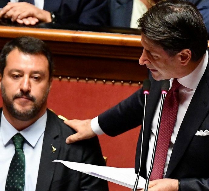 Conte batte Salvini (in tv): il premier a Di Martedì più visto del leader della Lega a Fuori Dal Coro
