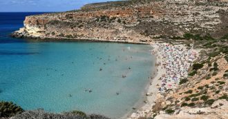 Copertina di Lampedusa, turista scivola arrampicandosi su un costone vicino all’isola dei conigli. Il sindaco: “Nessuna emergenza”