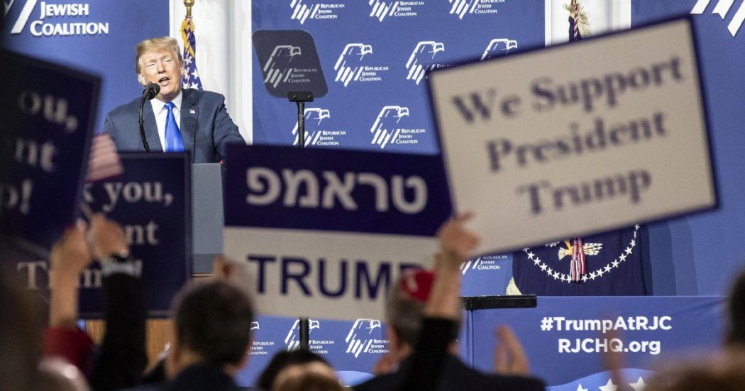 Il senso di Trump per gli ebrei: buoni solo se lo votano Il senso di Trump per gli ebrei: buoni solo se lo votano