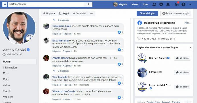 Sui social di Matteo ora parlano i leghisti delusi
