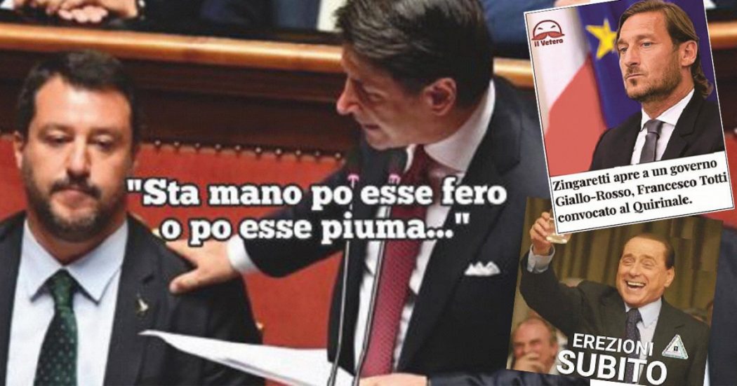 Totti fa il premier, B. brinda e Mattarella parte per Ibiza Totti fa il premier, B. brinda e Mattarella parte per Ibiza