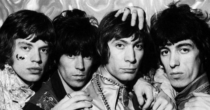 Copertina di Rolling Stones Rock: un ciottolo su Marte per quattro montagne della musica