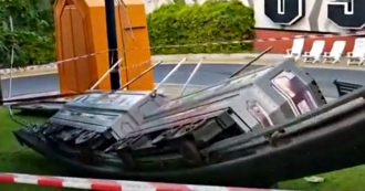 Canevaworld, incidente nell’area Movieland: si ribaltano due carrozze del trenino monorotaia