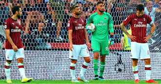 Copertina di Milan, in una Serie A cominciata a suon di gol i rossoneri deludono anche per il gioco. Giampaolo: “Non mi sono piaciuti i 3 davanti”