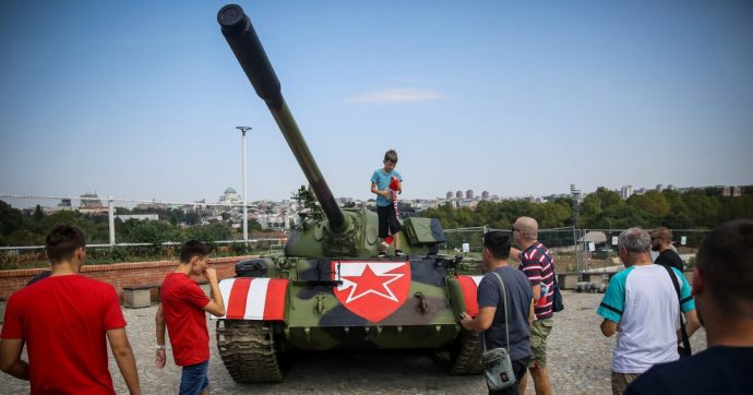 Tank allo stadio, sfregio alla Croazia