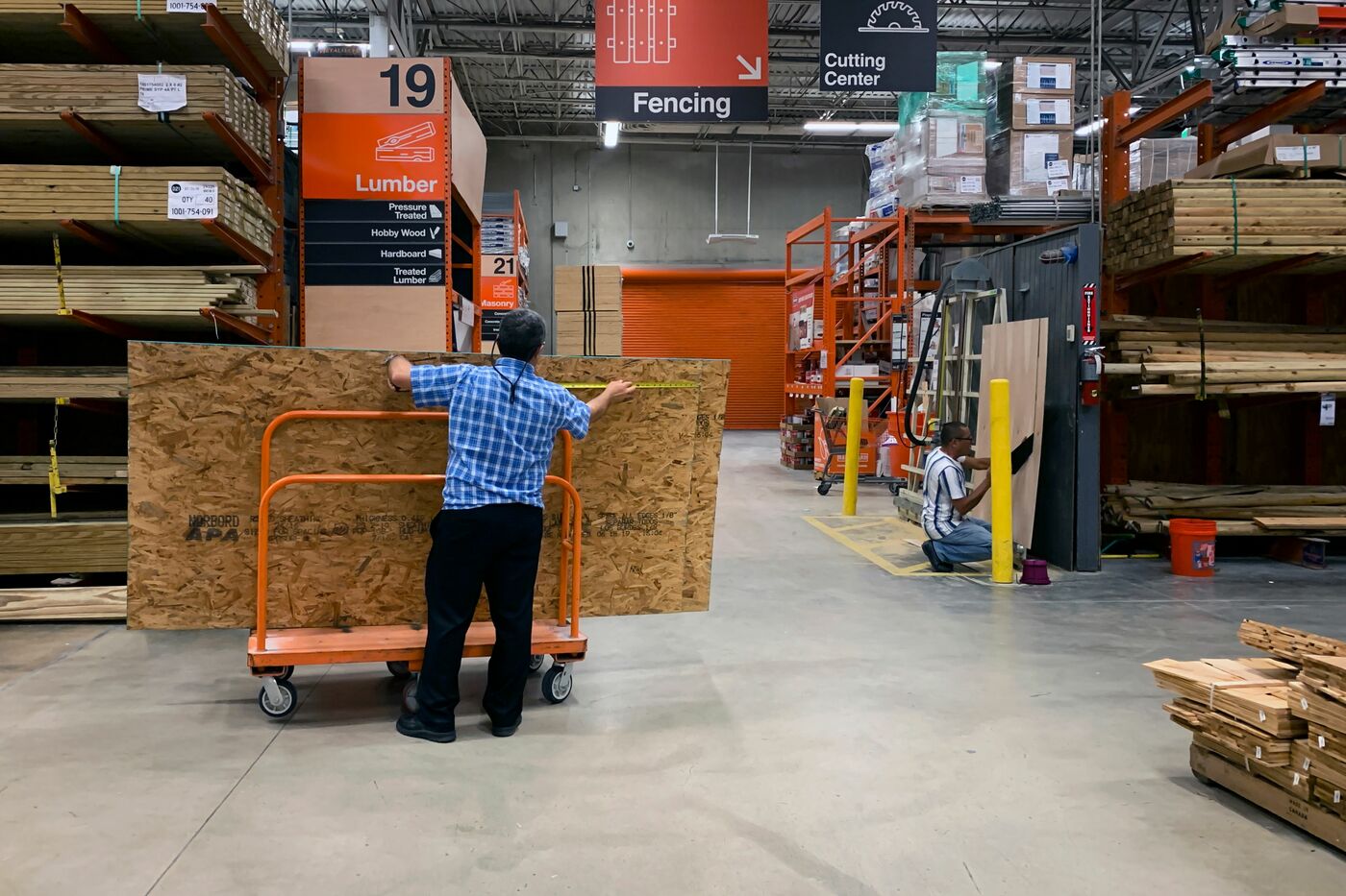 Home depot lumber cart