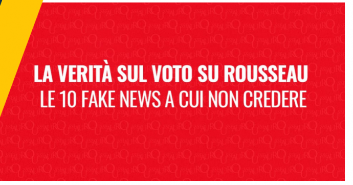 M5s: “Dagli hackeraggi al voto manipolato fino al vero ruolo della Casaleggio Associati. Ecco dieci fake news su Rousseau”