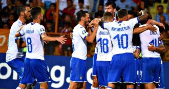 Copertina di Armenia-Italia, finisce 1 a 3: è la quinta vittoria in 5 gare di qualificazione agli Europei