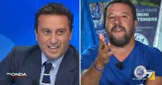 Copertina di Conte 2, Salvini a Parenzo: “Operazione ideata da Merkel, da Macron e da Ue”. “Veramente l’ha creata lei, che è vittima e carnefice”