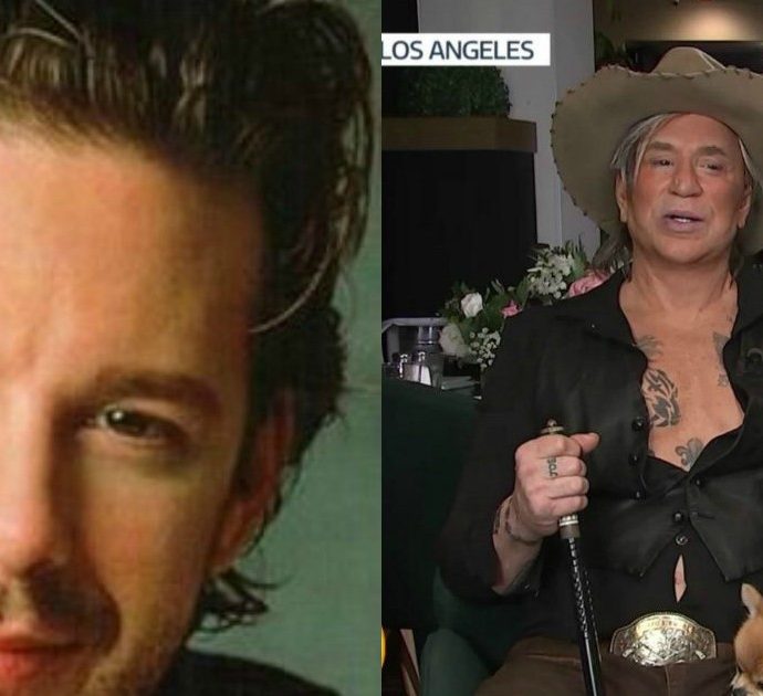 Mickey Rourke irriconoscibile in televisione: fan sconvolti dalla trasformazione dell’attore