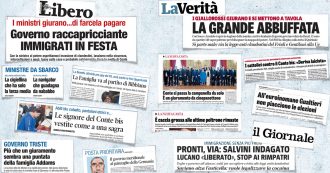 Copertina di “Terroni”, “mafiosi”, “Addams”:  i fogli di destra l’han presa bene