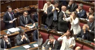 Governo, Lega invoca elezioni e Conte contrattacca: “Voto per poltrone?”. Applausi Pd-M5s e ‘bacioni’ dem