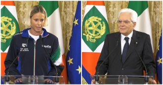 Copertina di Pellegrini a Mattarella: “Le chiedo umilmente di proteggere lo sport”. Il Presidente: “Il vostro impegno è esempio per tutti i giovani”