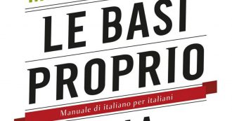 Copertina di Le basi proprio della grammatica, dalla punteggiatura alla “rivincita del T9”: la lingua italiana ai tempi della comunicazione digitale