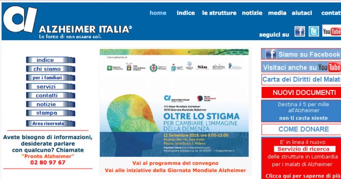 Alzheimer, 46 milioni di persone affette nel mondo, 1,2 milioni in Italia. A Treviso la terza edizione del festival sulla malattia