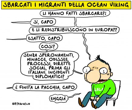 Sbarcati i migranti