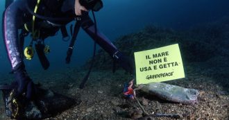 Copertina di Greenpeace a Ischia con Dolcenera: “I nostri mari sono a rischio plastica. Tesoro che va protetto”