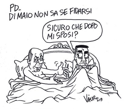 Copertina di La vignetta di Vauro