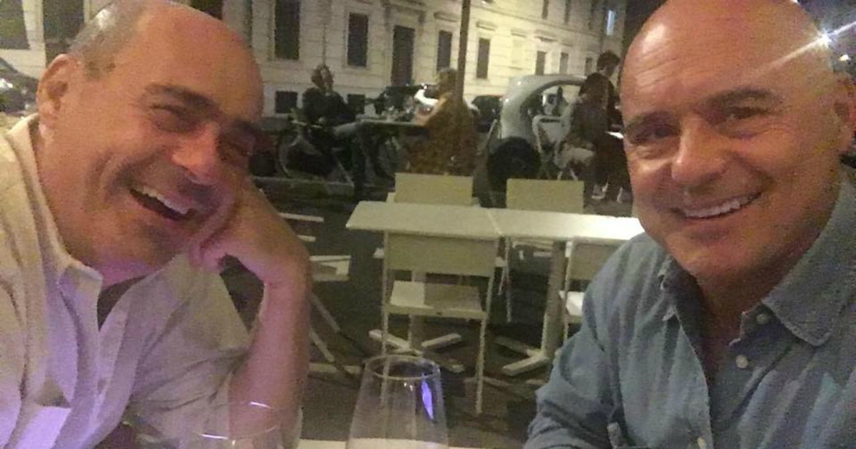 Nicola e Luca Zingaretti si fanno un selfie insieme: “Finalmente con il fratellone. A parlare di figlie, famiglie, di vita e del domani”