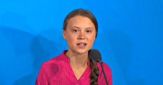 Copertina di Clima, Greta Thunberg ai leader mondiali: “Avete rubato i miei sogni e la mia infanzia con le vostre parole vuote”. Il discorso al vertice Onu