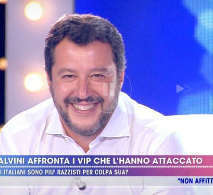Live Non è la D’Urso, scontro tra Matteo Salvini e Asia Argento: “Mi hai dato della me**a”