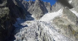 Copertina di Monte Bianco, un radar sul ghiacciaio a rischio crollo per sorvegliarlo in tempo reale