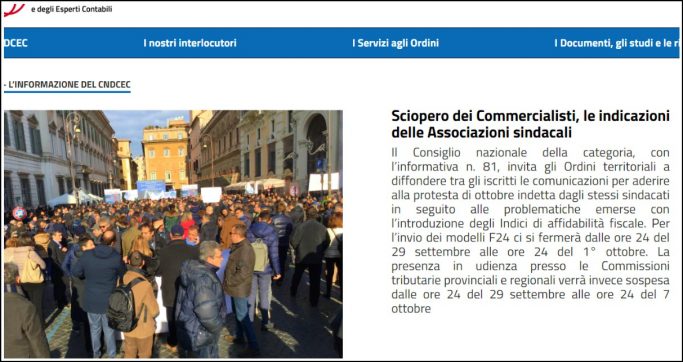 Fisco, commercialisti verso lo sciopero contro i nuovi indici di affidabilità: “Rischio di errori e a pagare saranno i contribuenti”