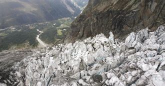 Copertina di Clima, una ferita a occhio nudo sul gigante Bianco: “Il  Planpincieux collassa”